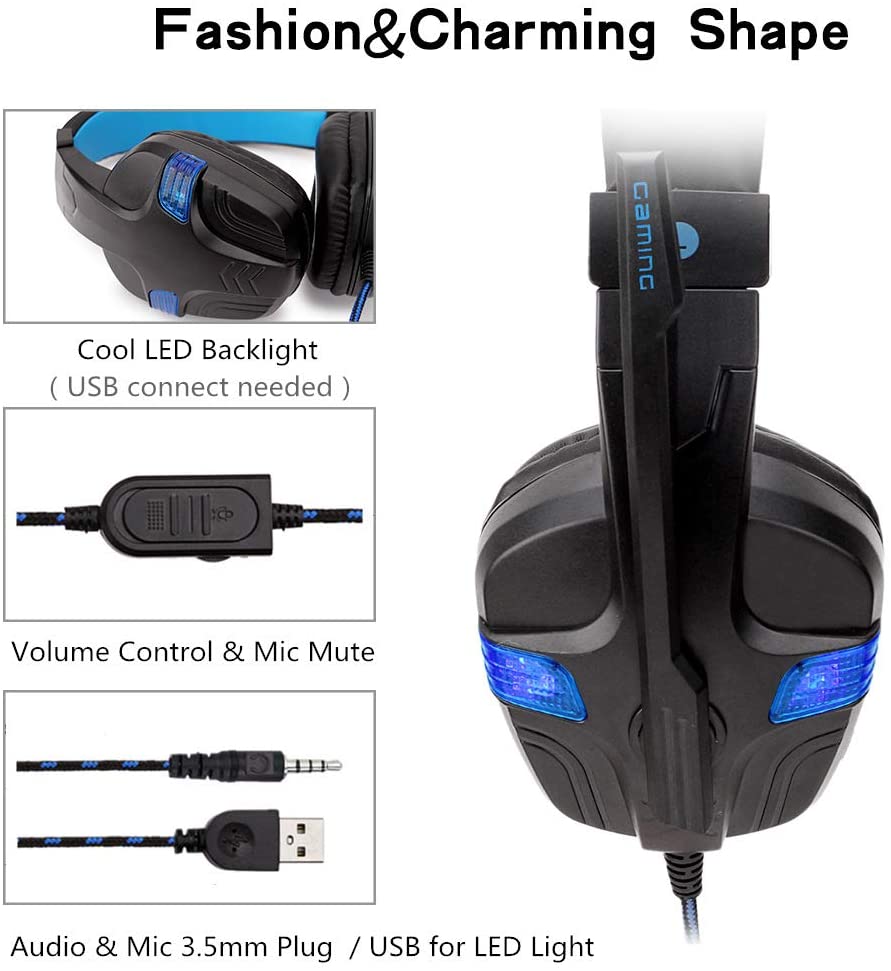 Gaming Headset With Mic for ps4 xbox nintendo switch PC fornite game Gaming Headset With Mic for ps4 xbox nintendo switch PC fornite game
